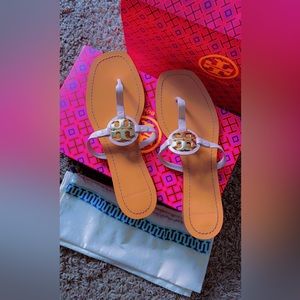 TORY BURCH | MINI MILLER LEATHER THONG CALF LEATHER